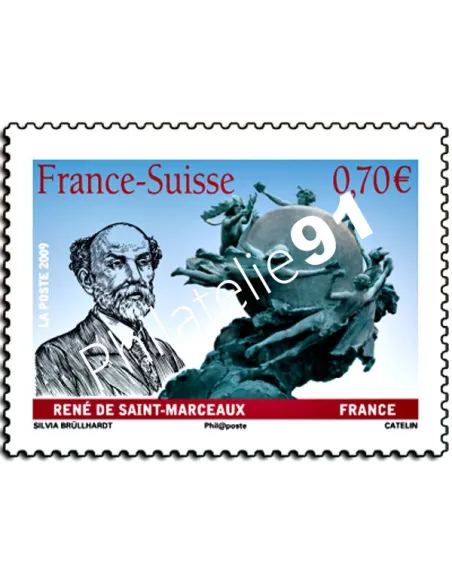 Timbre n° 4393 - Emission commune France - Suisse
