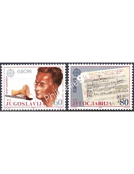 Yougoslavie, n° 1983 à 1984, Europa 1985, collection timbres europe