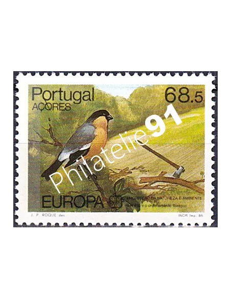 AÇORES, n° 365, EUROPA 1986, collection timbre Europe