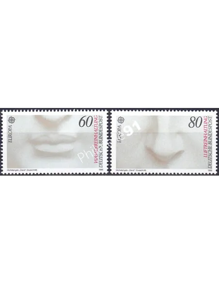 Allemagne, RFA, n° 1110 à 1111, EUROPA 1986, collection timbre Europe