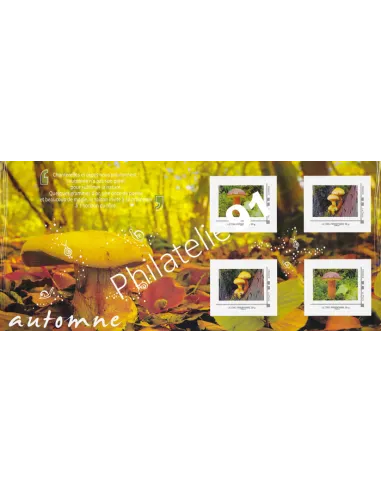 Timbres Collectors, Automne, Champignons, collection timbres France