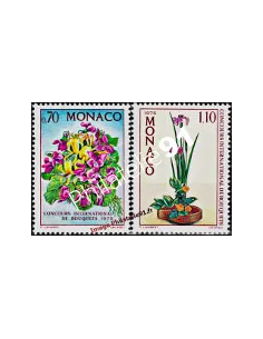 MONACO - n°  984 à 985 - Concours international de bouquets