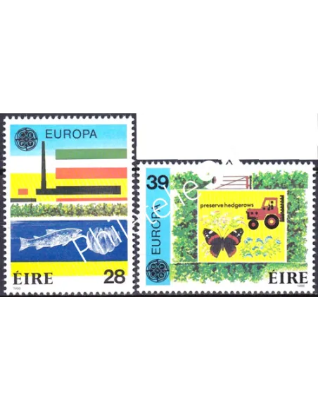 Irlande, n° 592 à 593, EUROPA 1986, collection timbre Europe