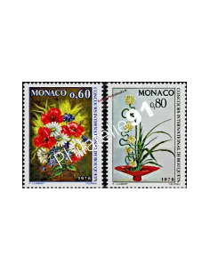 MONACO - n° 1035 à 1036 - Concours international de bouquets