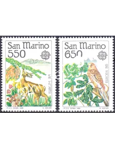 Saint-Marin, n° 1133 à 1134, EUROPA 1986, collection timbre Europe