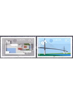 Allemagne, RFA, n° 1153 à 1154, EUROPA 1987, collection timbre Europe