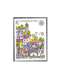 Autriche, n° 1705, EUROPA 1987, collection timbre Europe