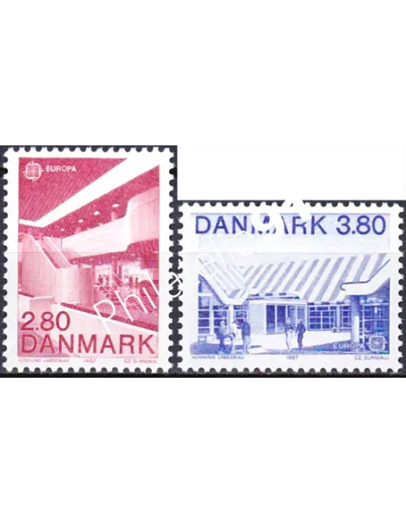 Danemark, n° 897 à 898, EUROPA 1987, collection timbre Europe