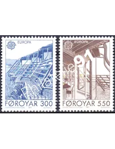 Féroé, n° 143 à 144, EUROPA 1987, collection timbre Europe