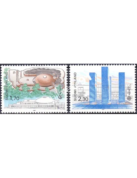 Finlande, n° 985 à 986, EUROPA 1987, collection timbre Europe