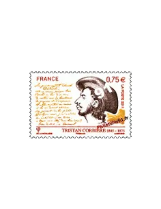 Timbre de France n° 4536 - Tristan Corbière, poète
