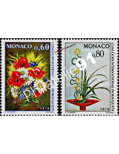 MONACO - n° 1035 à 1036 - Concours international de bouquets