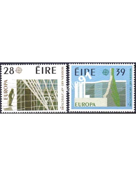 Irlande, n° 626 à 627, EUROPA 1987, collection timbre Europe