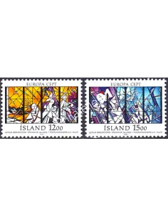 Islande, n° 618 à 619, EUROPA 1987, collection timbre Europe