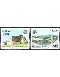 Italie, n° 1742 à 1743, EUROPA 1987, collection timbre Europe