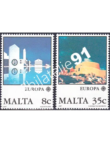 Malte, n° 747 à 748, EUROPA 1987, collection timbre Europe