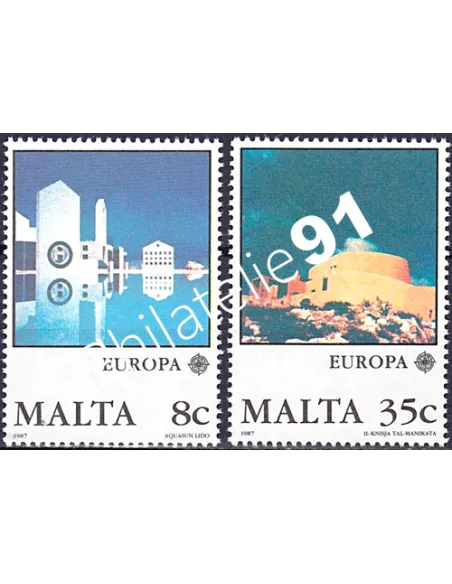 Malte, n° 747 à 748, EUROPA 1987, collection timbre Europe