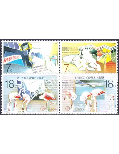 Chypre, n° 691 à 694, EUROPA 1988, collection timbre Europe