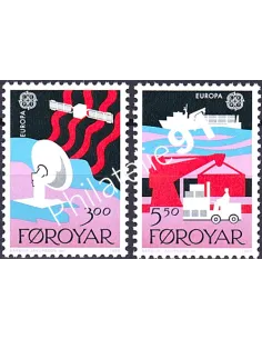 Féroé, n° 160 à 161, EUROPA 1988, collection timbre Europe