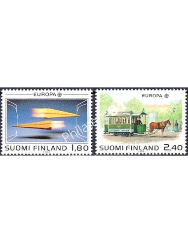 Finlande, n° 1015 à 1016, EUROPA 1988, collection timbre Europe