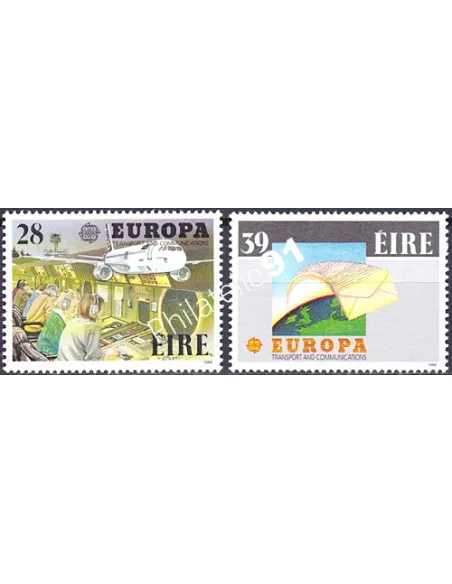 Irlande, n° 653 à 654, EUROPA 1988, collection timbre Europe