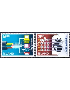 Islande, n° 635 à 636, EUROPA 1988, collection timbre Europe