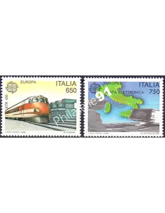 Italie, n° 1775 à 1776, EUROPA 1988, collection timbre Europe