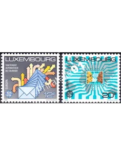 Luxembourg, n° 1149 à 1150, EUROPA 1988, collection timbre Europe