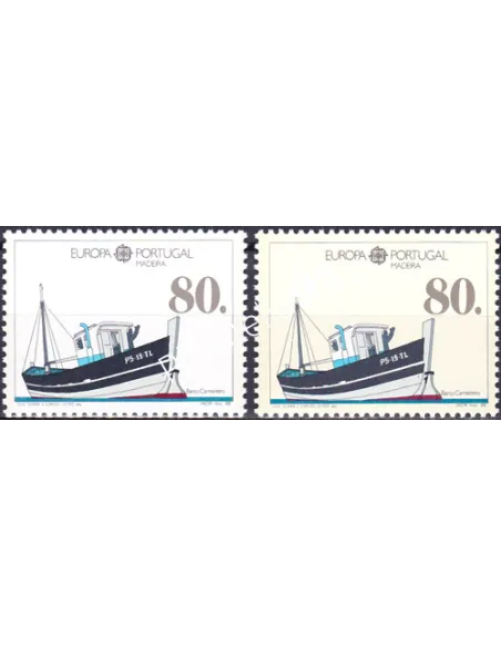 Madère, n° 123 à 124, EUROPA 1988, collection timbre Europe