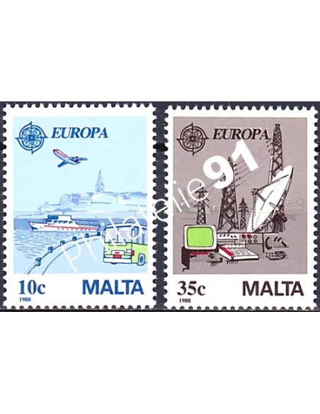 Malte, n° 773 à 774, EUROPA 1988, collection timbre Europe