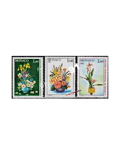 MONACO - n° 1349 et 1351 - Concours international de bouquets