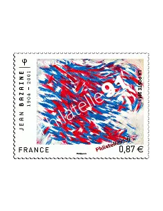 Timbre de France n° 4537 - "Plongée" de Jean Bazaine
