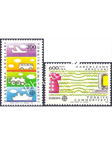 Turquie, n° 2557 à 2558, EUROPA 1988, collection timbre Europe