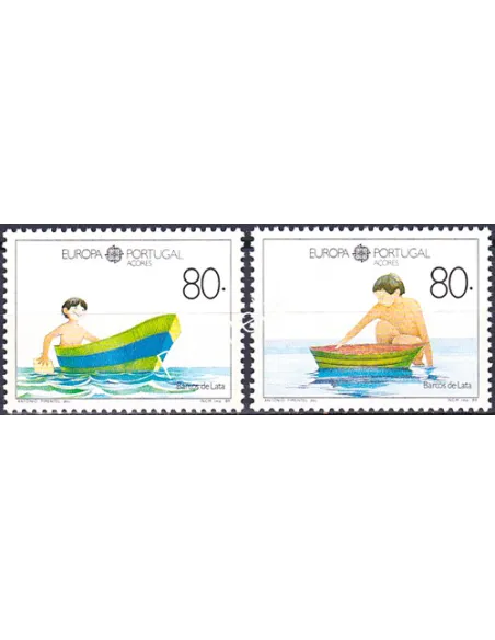 Açores, n° 391 à 392, EUROPA 1989, collection timbre Europe