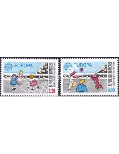 France, n° 2584 à 2585, Europa 1989, collection timbre France