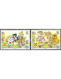 Gibraltar, n° 573 à 574, EUROPA 1989, collection timbre Europe