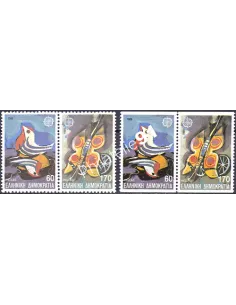 Grèce, n° 1703 à 1706, EUROPA 1989, collection timbre Europe