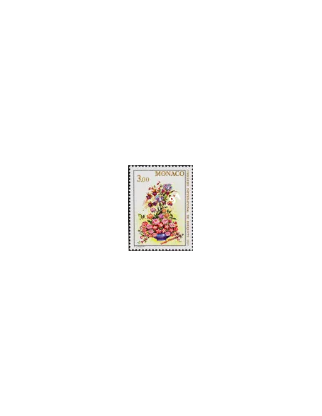 MONACO - n° 1660 - Concours international de bouquets 1988 (22e