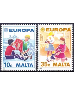 Malte, n° 795 à 796, EUROPA 1989, collection timbre Europe