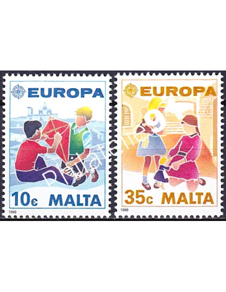 Malte, n° 795 à 796, EUROPA 1989, collection timbre Europe