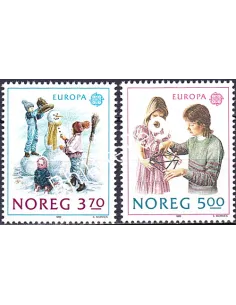Norvège, n° 976 à 977, EUROPA 1989, collection timbre Europe