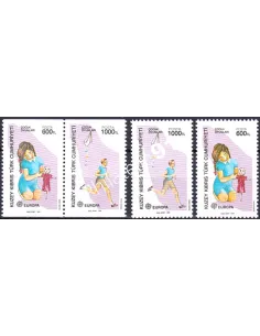 Chypre Turc, n° 226 à 229, EUROPA 1989, collection timbre Europe