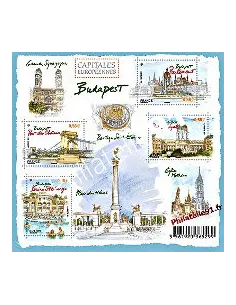 Timbre de France n° 4538 à 4541 (F4538) Capitales Européennes - Budapest (Hongrie)