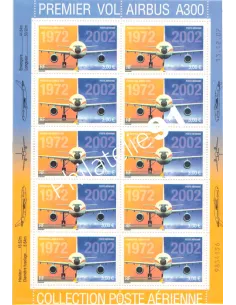 Feuille n° F65a, Poste Aérienne, A300, collection timbres France
