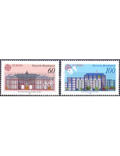Allemagne, RFA, n° 1293 à 1294, EUROPA 1990, collection timbre Europe