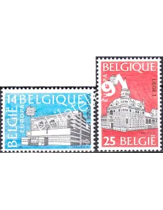 Belgique, n° 2367 à 2368, EUROPA 1990, collection timbre Europe