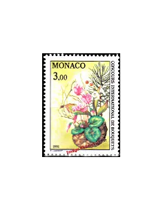 Timbre de MONACO n° 1759 - Concours international de bouquets