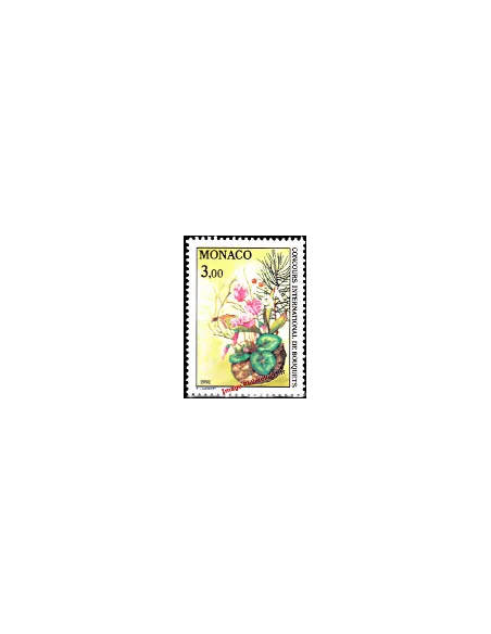 Timbre de MONACO n° 1759 - Concours international de bouquets