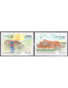 Finlande, n° 1074 à 1075, EUROPA 1990, collection timbre Europe