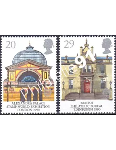 Grande-Bretagne, n° 1455 à 1456, EUROPA 1990, collection timbre Europe